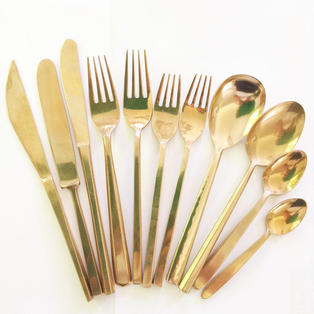 » Rustic Bronze Cutlery