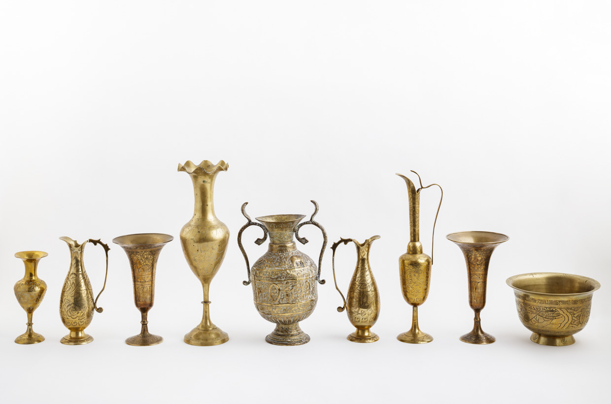 Hélène Millot - Brass Vases