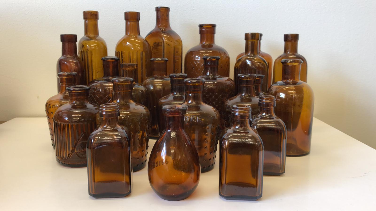 Hélène Millot - Brown Glass Bottles