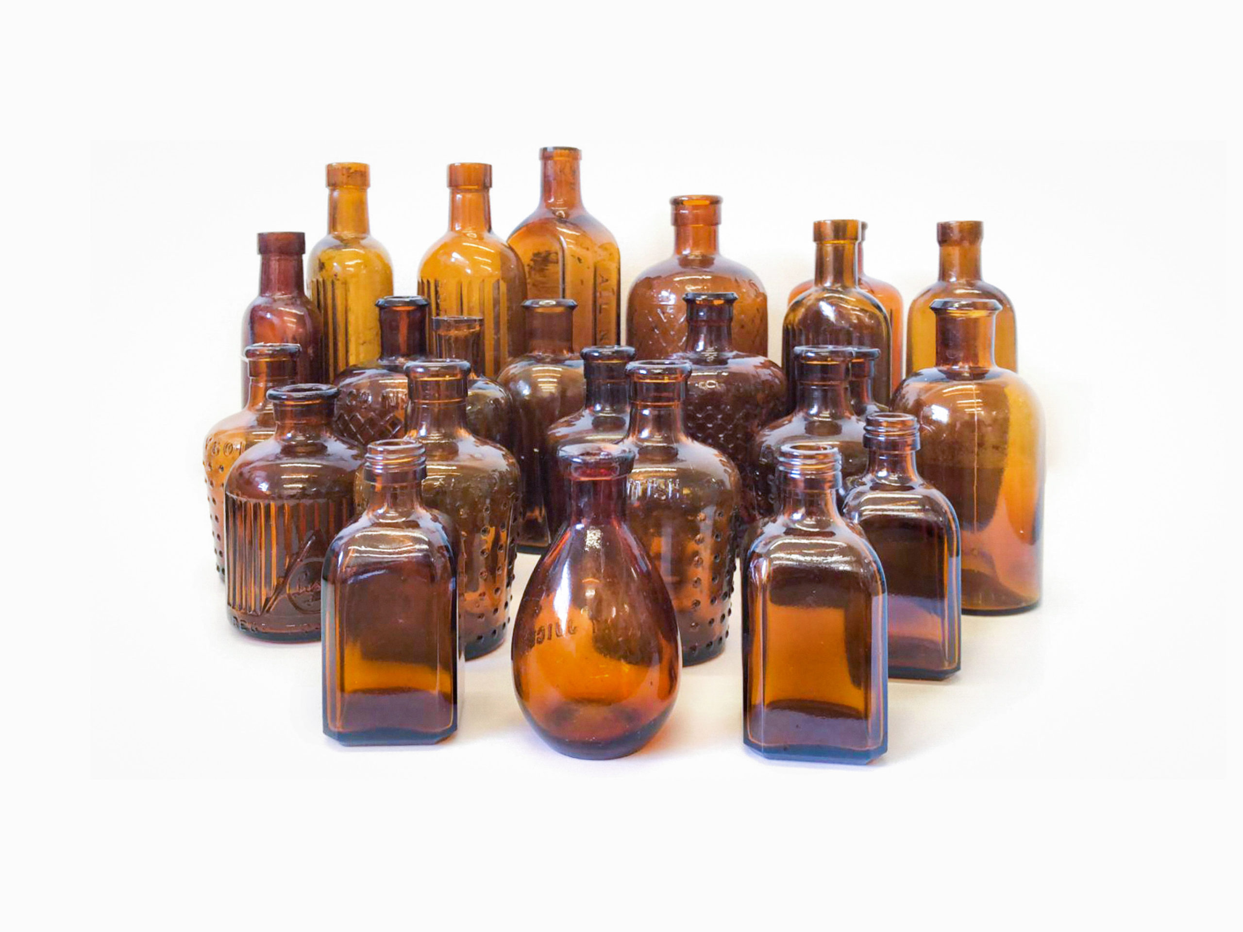 Hélène Millot - Brown Glass Bottles