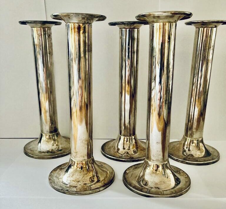 Hélène Millot - Metallic Candlesticks Matching